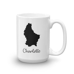 Luxembourg Mug Travel Map Hometown Moving Gift