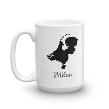 Load image into Gallery viewer, Netherlands Dutch Holland Mug Travel Map Hometown Moving Gift