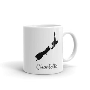 New Zealand Mug Travel Map Hometown Moving Gift