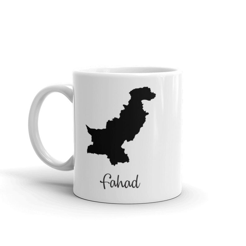 Pakistan Mug Travel Map Hometown Moving Gift