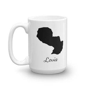 Paraguay Mug Travel Map Hometown Moving Gift