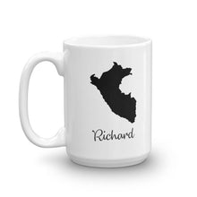 Load image into Gallery viewer, Peru Mug Travel Map Hometown Moving Gift