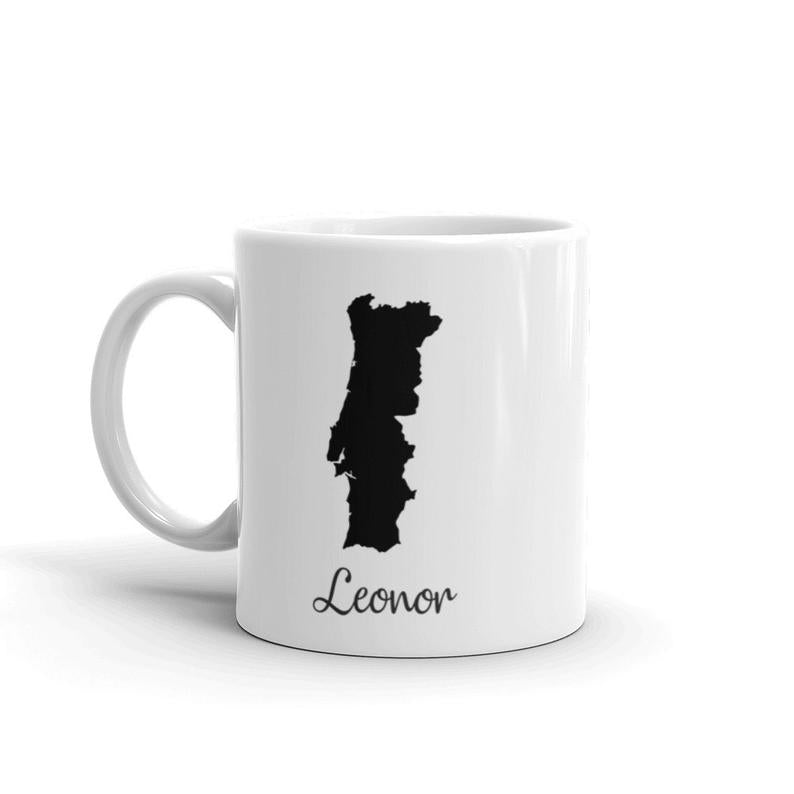 Portugal Mug Travel Map Hometown Moving Gift