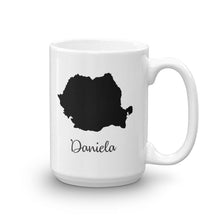 Load image into Gallery viewer, Romania Mug Travel Map Hometown Moving Gift