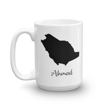 Load image into Gallery viewer, Saudi Arabia Mug Travel Map Hometown Moving Gift