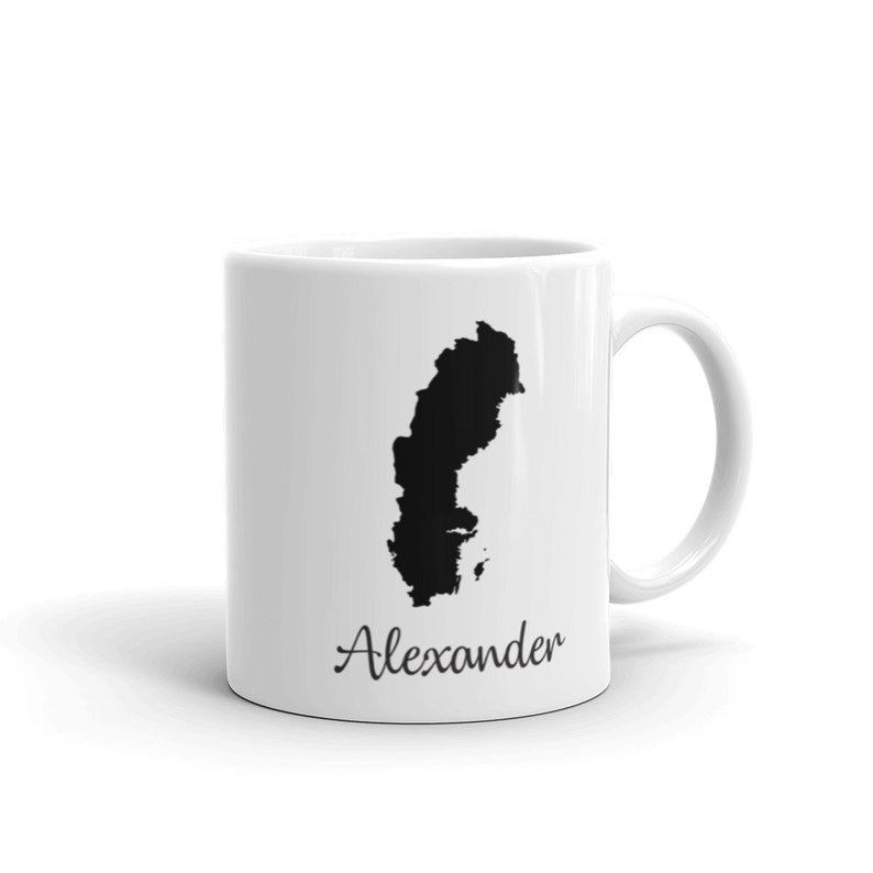 Sweden Mug Travel Map Hometown Moving Gift