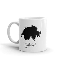 Load image into Gallery viewer, Switzerland Mug Travel Map Hometown Moving Gift