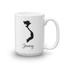Load image into Gallery viewer, Vietnam Mug Travel Map Hometown Moving Gift