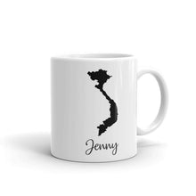 Load image into Gallery viewer, Vietnam Mug Travel Map Hometown Moving Gift