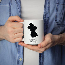 Load image into Gallery viewer, Guyana Mug Travel Map Hometown Moving Gift