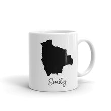 Load image into Gallery viewer, Bolivia Mug Travel Map Hometown Moving Gift