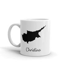 Load image into Gallery viewer, Cyprus Mug Travel Map Hometown Moving Gift