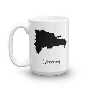 Dominican Republic Mug Travel Map Hometown Moving Gift