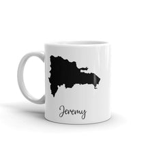 Load image into Gallery viewer, Dominican Republic Mug Travel Map Hometown Moving Gift