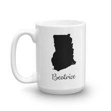 Load image into Gallery viewer, Ghana Mug Travel Map Hometown Moving Gift