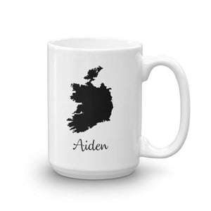 Ireland Mug Travel Map Hometown Moving Gift
