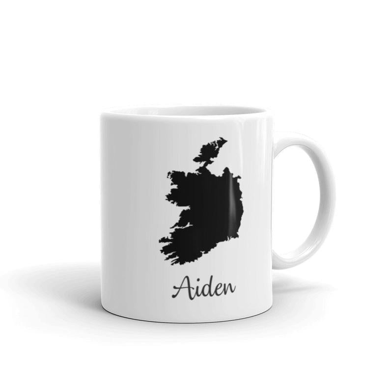 Ireland Mug Travel Map Hometown Moving Gift