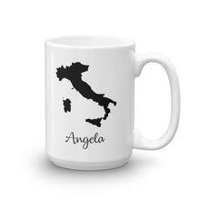 Load image into Gallery viewer, Italy Mug Travel Map Hometown Moving Gift