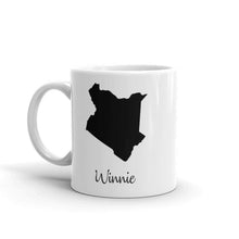 Load image into Gallery viewer, Kenya Mug Travel Map Hometown Moving Gift
