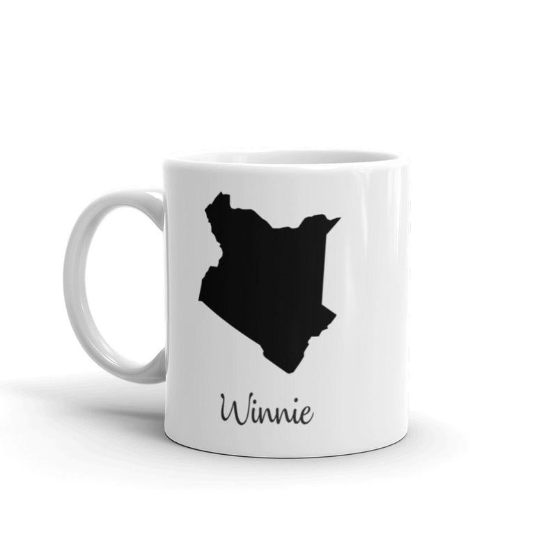 Kenya Mug Travel Map Hometown Moving Gift