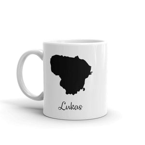 Lithuania Mug Travel Map Hometown Moving Gift