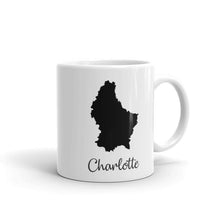 Load image into Gallery viewer, Luxembourg Mug Travel Map Hometown Moving Gift