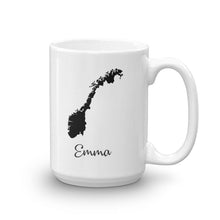 Load image into Gallery viewer, Norway Mug Travel Map Hometown Moving Gift