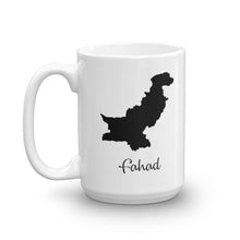 Load image into Gallery viewer, Pakistan Mug Travel Map Hometown Moving Gift