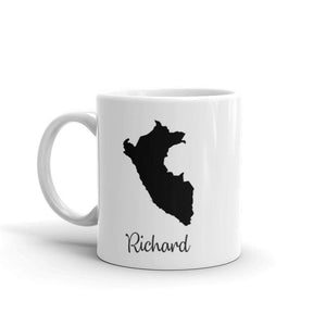 Peru Mug Travel Map Hometown Moving Gift