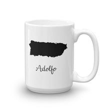 Load image into Gallery viewer, Puerto Rico Mug Travel Map Hometown Moving Gift