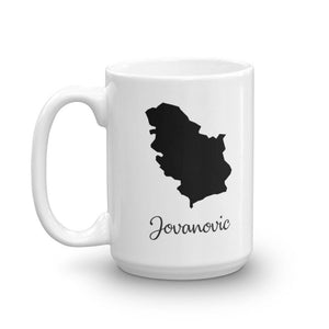 Serbia Mug Travel Map Hometown Moving Gift