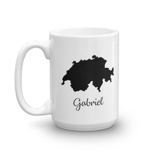 Load image into Gallery viewer, Switzerland Mug Travel Map Hometown Moving Gift