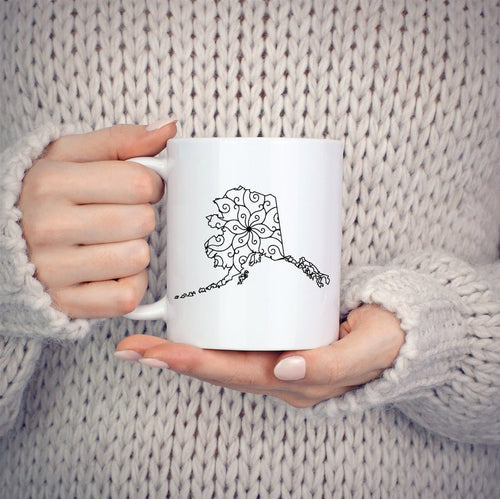 Alaska AK Mandala Mug