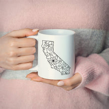 Load image into Gallery viewer, California CA Mandala Mug