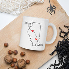 Load image into Gallery viewer, Long Distance Custom State Map Mug