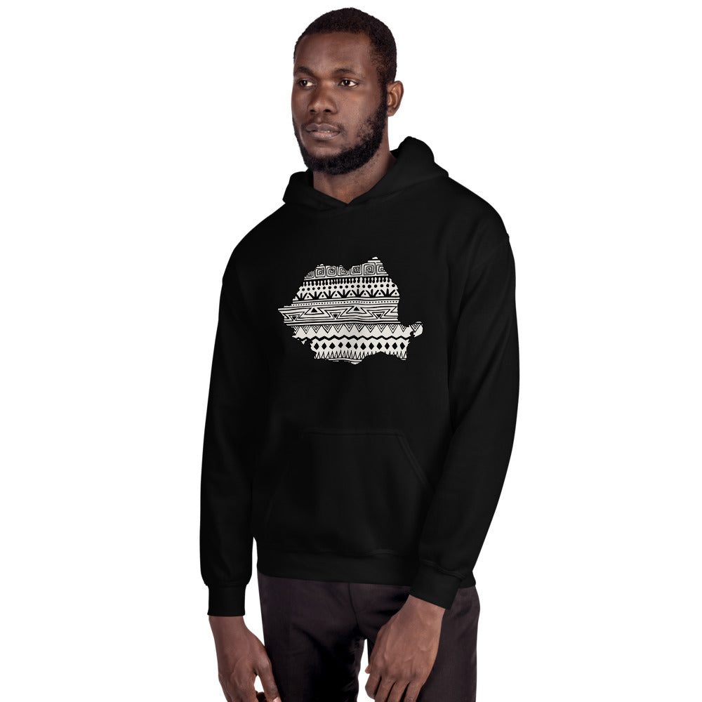 Romania Map Unisex Hoodie Home Country Pride Gift