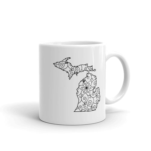 Michigan MI Mandala Mug