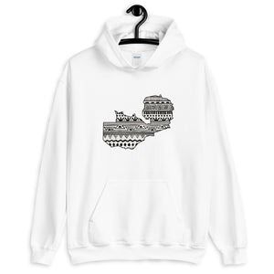 Zambia Map Unisex Hoodie Home Country Pride Gift