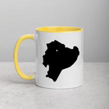 Load image into Gallery viewer, Ecuador Map Mug with Color Inside - 11 oz
