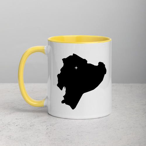 Ecuador Map Mug with Color Inside - 11 oz