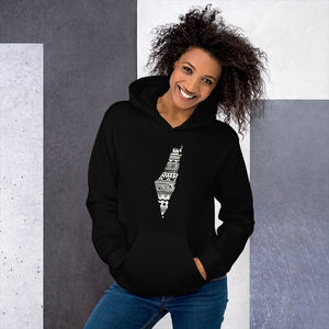Israel Map Unisex Hoodie Home Country Pride Gift