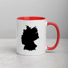 Load image into Gallery viewer, Germany Map Coffee Mug with Color Inside - 11 oz