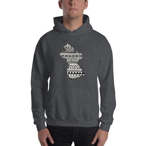 Guyana Map Unisex Hoodie Home Country Pride Gift