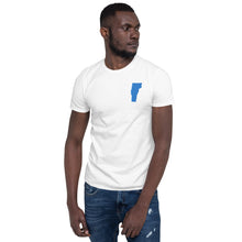 Load image into Gallery viewer, Vermont Unisex T-Shirt - Blue Embroidery