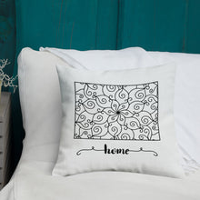 Load image into Gallery viewer, Colorado State Map Premium Pillow - MissionMint