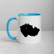 Load image into Gallery viewer, Czech Republic Map Mug with Color Inside - 11 oz