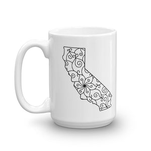 California CA Mandala Mug