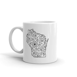 Wiscosin WI Mandala Mug