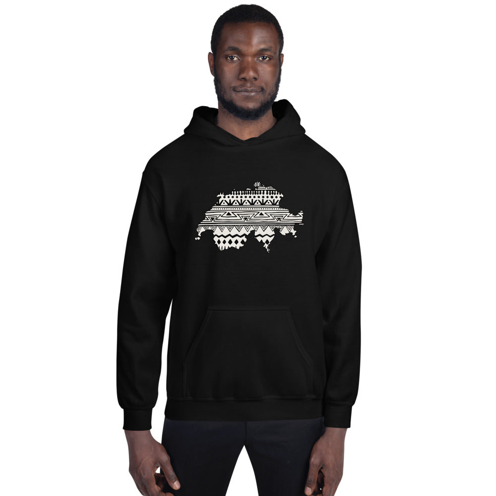 Switzerland Map Unisex Hoodie Home Country Pride Gift
