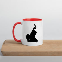 Load image into Gallery viewer, Cameroon Map Coffee Mug with Color Inside - 11 oz